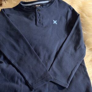 Hurley Dark Blue Long Sleeve Shirt